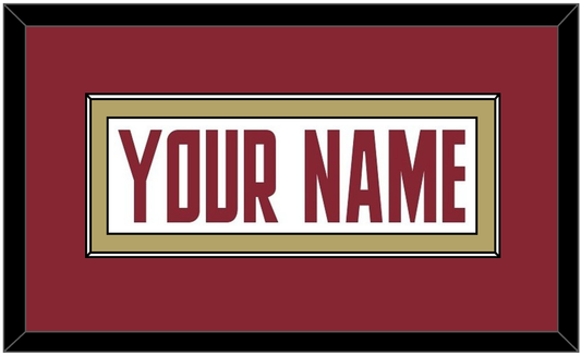 Boston College Hockey Nameplate - Home White (2011-2015) - Essential Tier 2