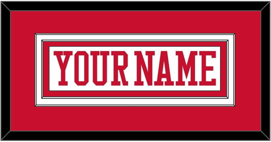 Boston Hockey Nameplate - Home White - Signature Tier 1