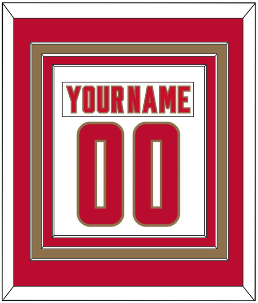 Denver Nameplate & Number (Back) Combined - Home White - Premier Tier 2