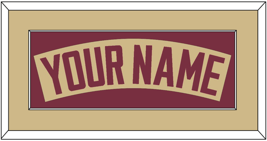 Florida State Baseball Nameplate - Alternate Gold - Essential Tier 2