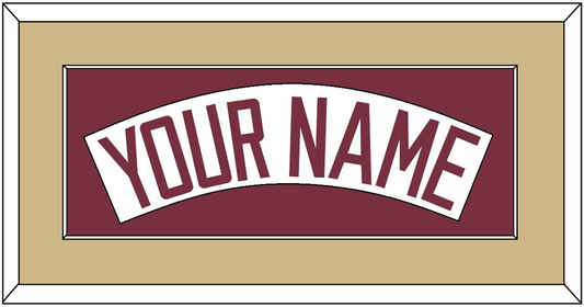 Florida State Baseball Nameplate - Home White (2016-2018) - Essential Tier 4