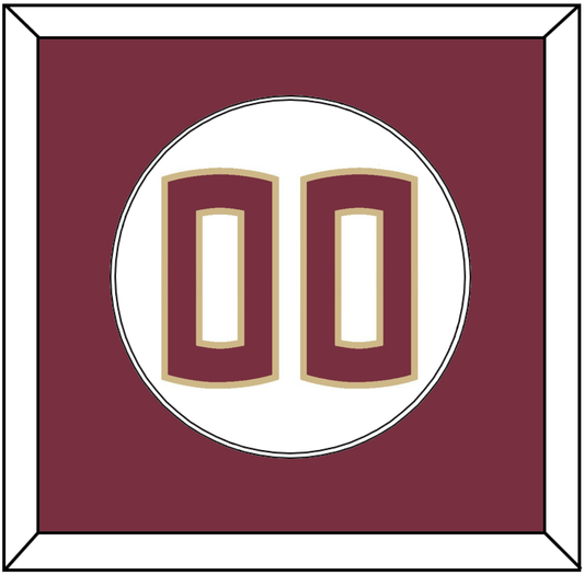 Florida State Baseball Number - Home White - Essential Tier 1