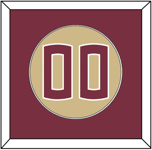 Florida State Baseball Number - Alternate Gold - Essential Tier 2