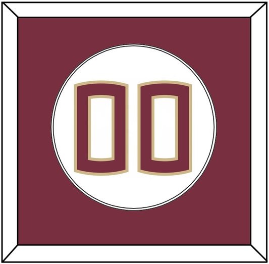 Florida State Baseball Number - Home White (2016-2018) - Essential Tier 1