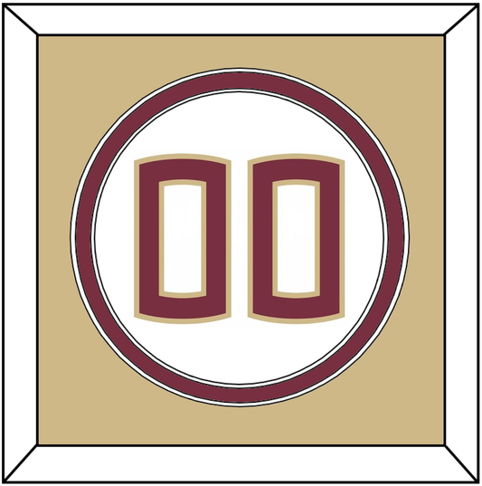 Florida State Baseball Number - Home White (2016-2018) - Signature Tier 4