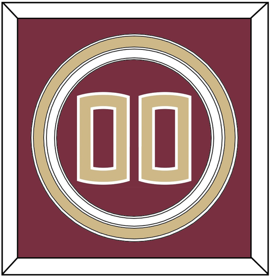 Florida State Baseball Number - Alternate Garnet (2016-2018) - Premier Tier 2