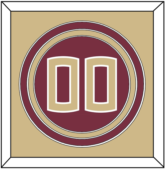 Florida State Baseball Number - Alternate Garnet - Premier Tier 3