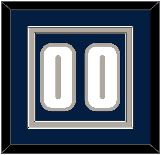 Georgetown Basketball Number - Road Blue (1994-1996) - Signature Tier 2