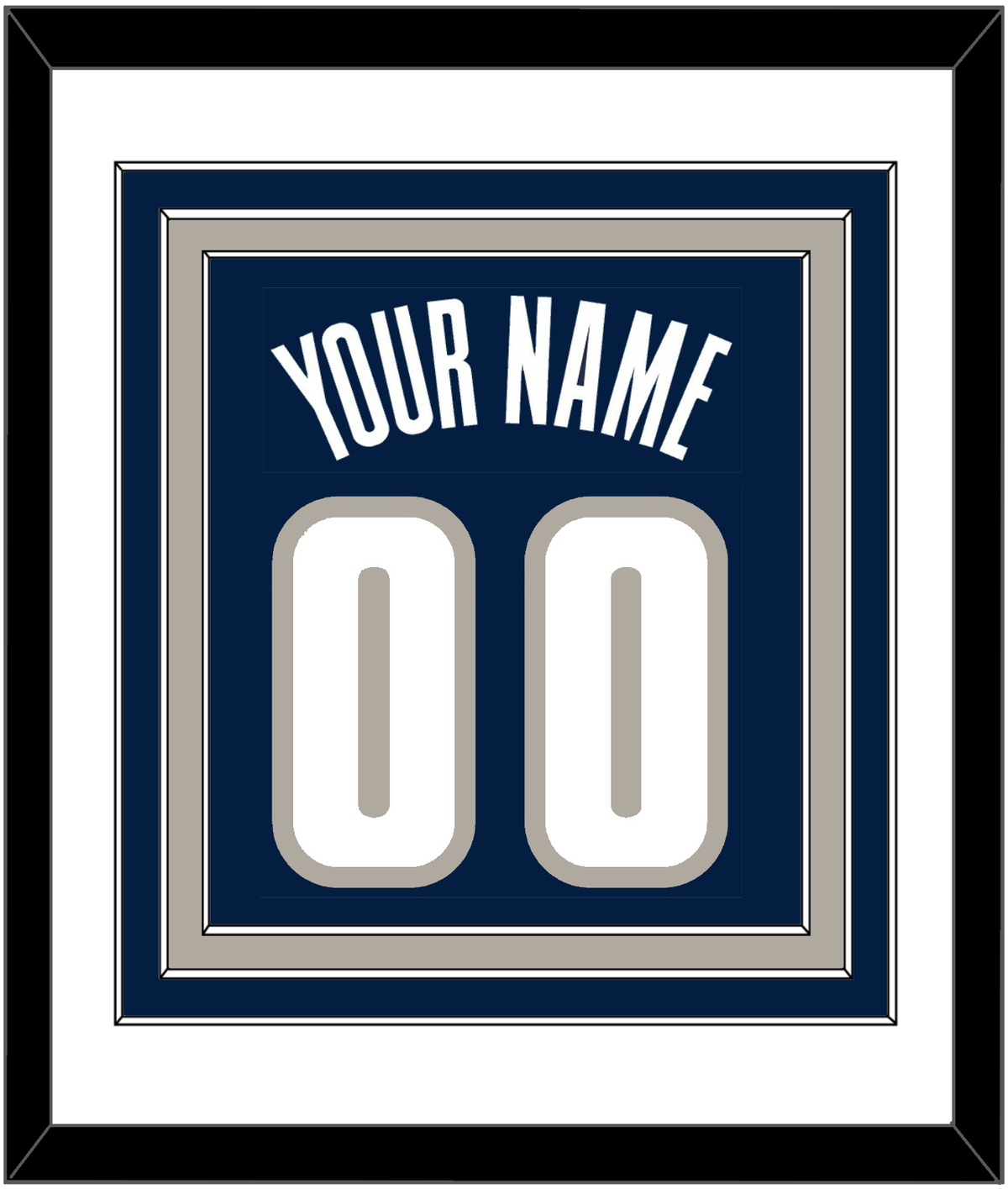 Georgetown Name & Full-Size Number - Combined