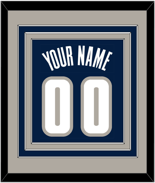 Georgetown Basketball Name & Number - Road Blue (1994-1996) - Premier Tier 3