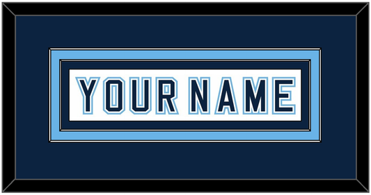 Maine Hockey Nameplate - Home White - Signature Tier 2