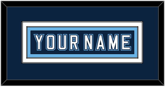 Maine Hockey Nameplate - Road Navy Blue - Signature Tier 2