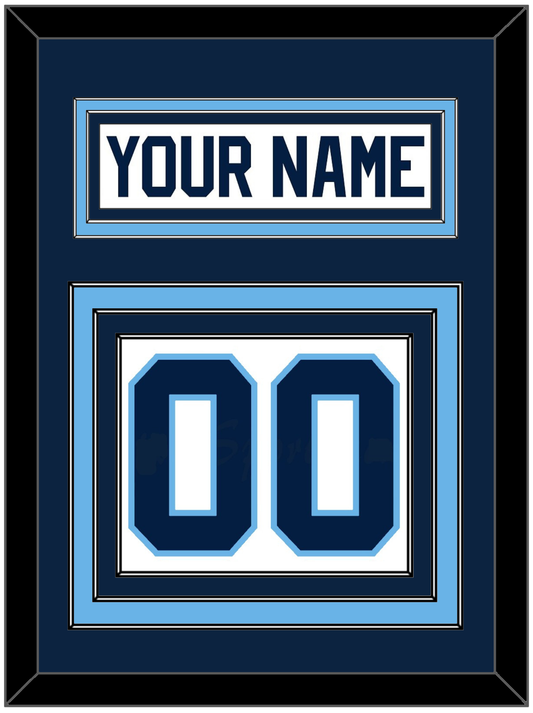 Maine Nameplate & Number (Back) - Home White (1993-1994) - Premier Tier 2