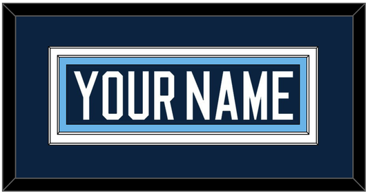 Maine Hockey Nameplate - Road Navy Blue (1994-2008) - Signature Tier 2