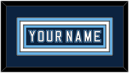 Maine Hockey Nameplate - Road Navy Blue - Premier Tier 1