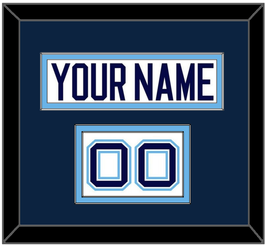 Maine Hockey Nameplate & Number (Shoulder) - Home White (1994-2008) - Signature Tier 2