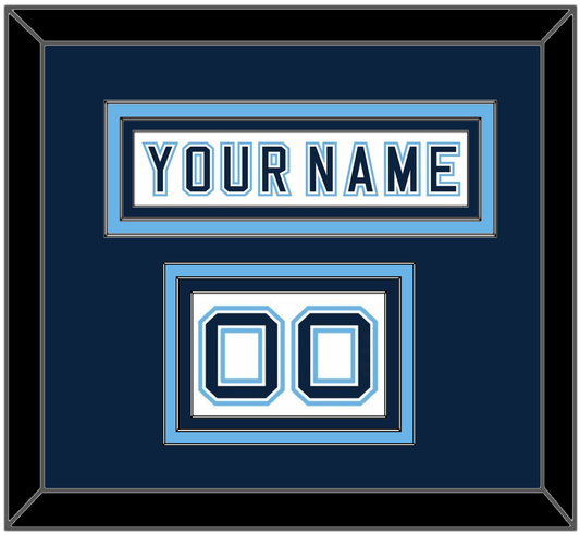 Maine Hockey Nameplate & Number (Shoulder) - Home White - Premier Tier 2