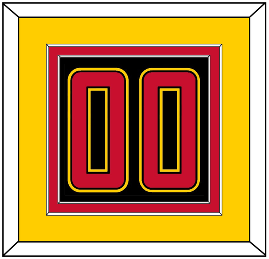 Maryland Basketball Number - Road Black (2013-2015) - Signature Tier 5