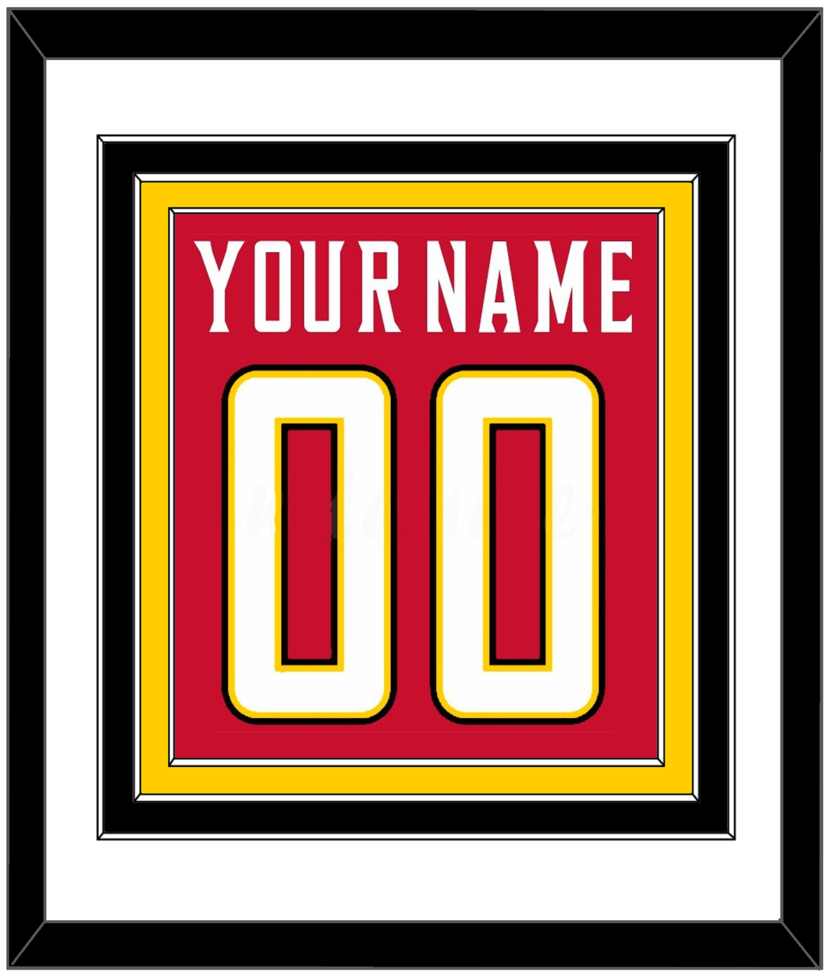 Maryland Name & Full-Size Number - Combined
