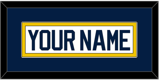 Michigan Hockey Nameplate - Home White (2021-2023) - Essential Tier 3