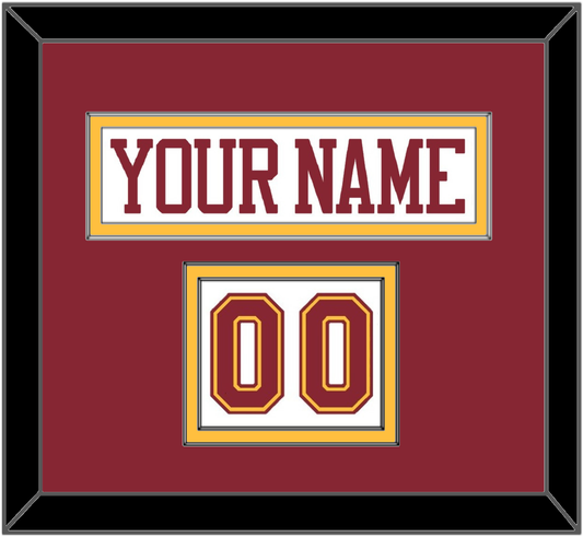 Minnesota Nameplate & Number (Shoulder) - Home White - Signature Tier 3