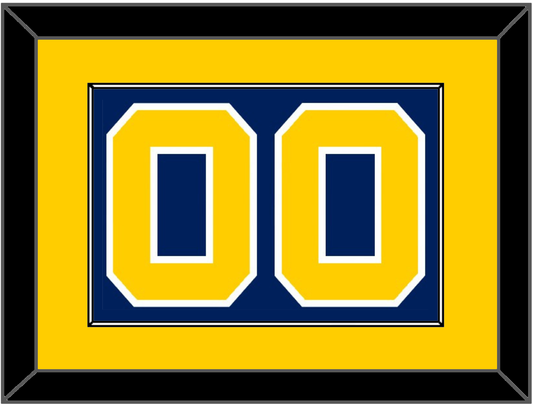Navy Basketball Number - Road Blue (1983-1987) - Essential Tier 2