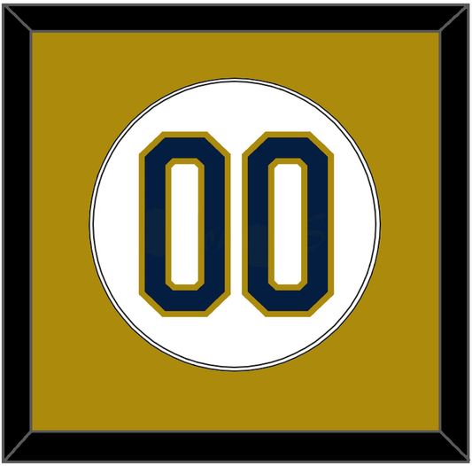 Notre Dame Baseball Number - Home White - Essential Tier 2