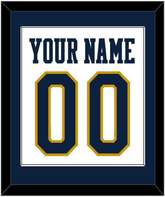 Notre Dame Basketball Name & Number - Home White - Essential Tier 1
