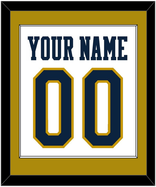 Notre Dame Basketball Name & Number - Home White - Essential Tier 2