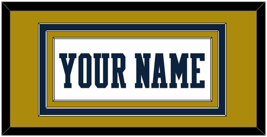 Notre Dame Basketball Name - Home White - Premier Tier 3
