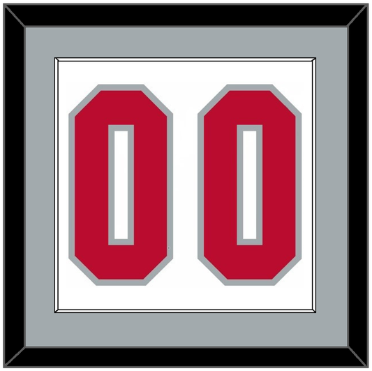Ohio State Basketball Number - Home White (2013-2014) - Essential Tier 2