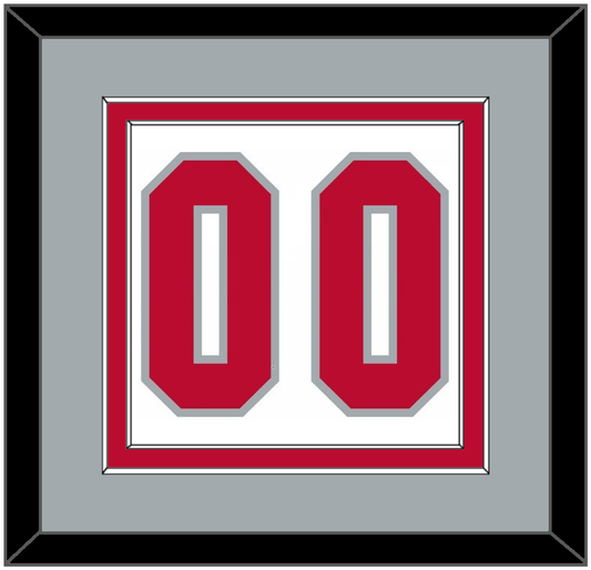 Ohio State Basketball Number - Home White (2013-2014) - Signature Tier 3