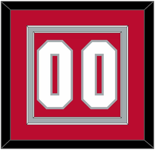 Ohio State Basketball Number - Road Red (2013-2014) - Signature Tier 2
