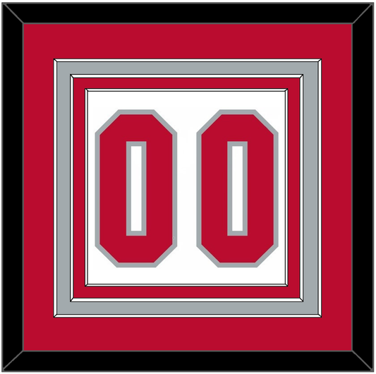 Ohio State Basketball Number - Home White (2013-2014) - Premier Tier 2