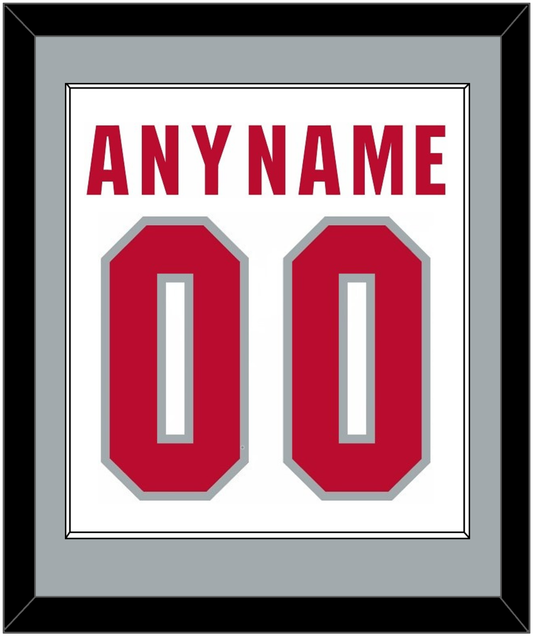 Ohio State Basketball Name & Number - Home White (2013-2014) - Essential Tier 2