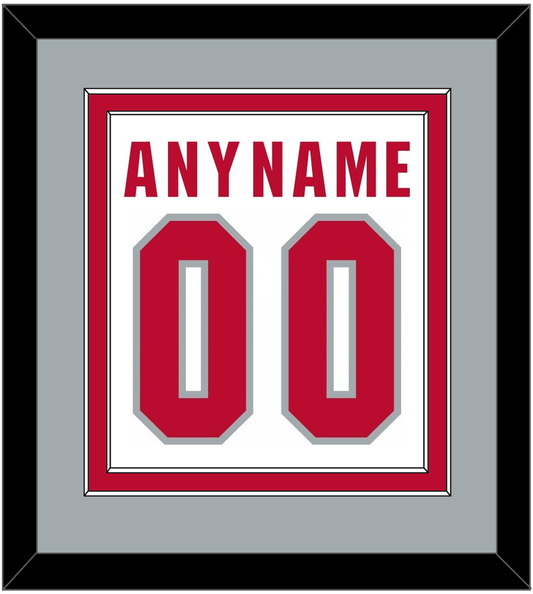 Ohio State Basketball Name & Number - Home White (2013-2014) - Signature Tier 3