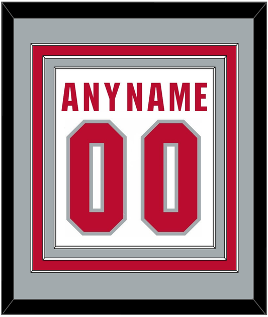 Ohio State Basketball Name & Number - Home White (2013-2014) - Premier Tier 3