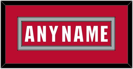 Ohio State Basketball Name - Road Red (2013-2014) - Signature Tier 2