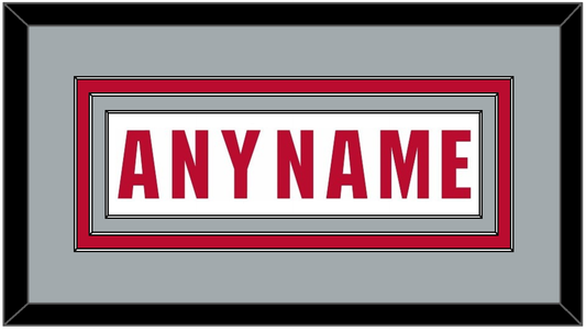 Ohio State Basketball Name - Home White (2013-2014) - Premier Tier 3