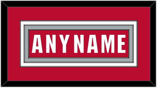 Ohio State Basketball Name - Road Red (2013-2014) - Premier Tier 2