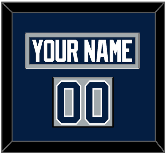 Penn State Hockey Nameplate & Number (Shoulder) - Alternate Gray - Essential Tier 2
