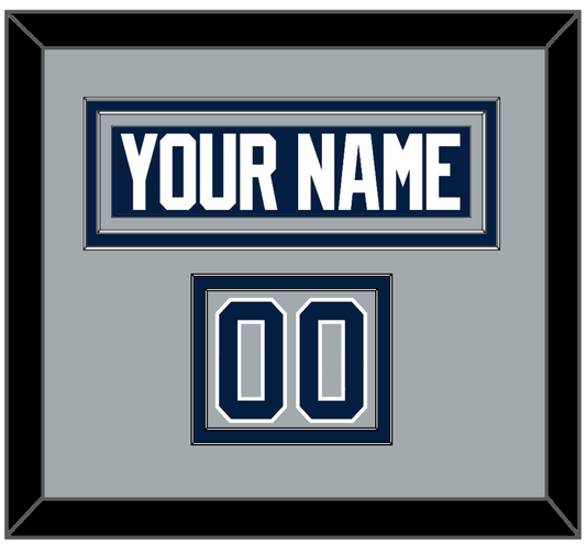 Penn State Hockey Nameplate & Number (Shoulder) - Alternate Gray - Signature Tier 2