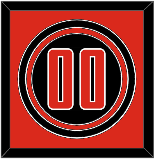 Texas Tech Baseball Number - Alternate Black (2020) - Premier Tier 3