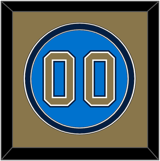 UCLA Baseball Number - Alternate Light Blue (2010-2013) - Signature Tier 3