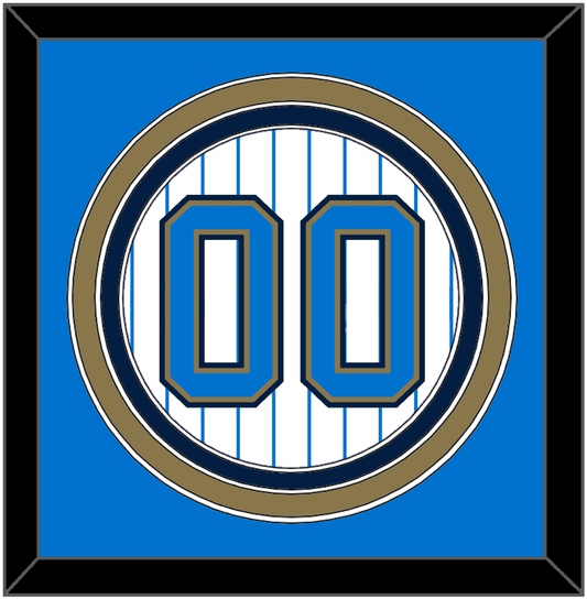 UCLA Baseball Number - Home Pinstripes (2010-2013) - Premier Tier 2
