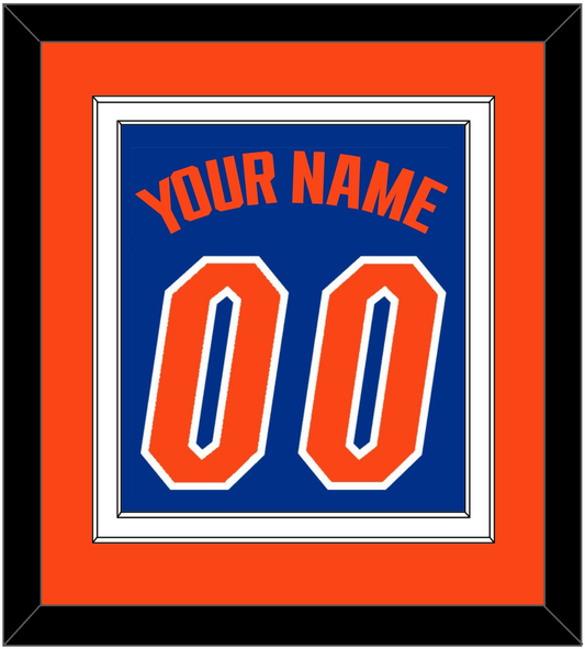 Florida Basketball Name & Number - Road Blue (2017-2018) - Signature Tier 3