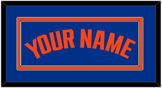 Florida Basketball Name - Road Blue (2017-2018) - Signature Tier 2