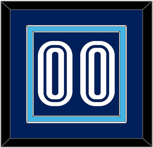 Villanova Basketball Number - Road Blue (2005-2007) - Signature Tier 1
