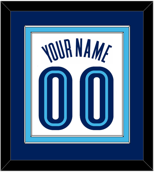 Villanova Basketball Name & Number - Home White (2005-2007) - Signature Tier 3