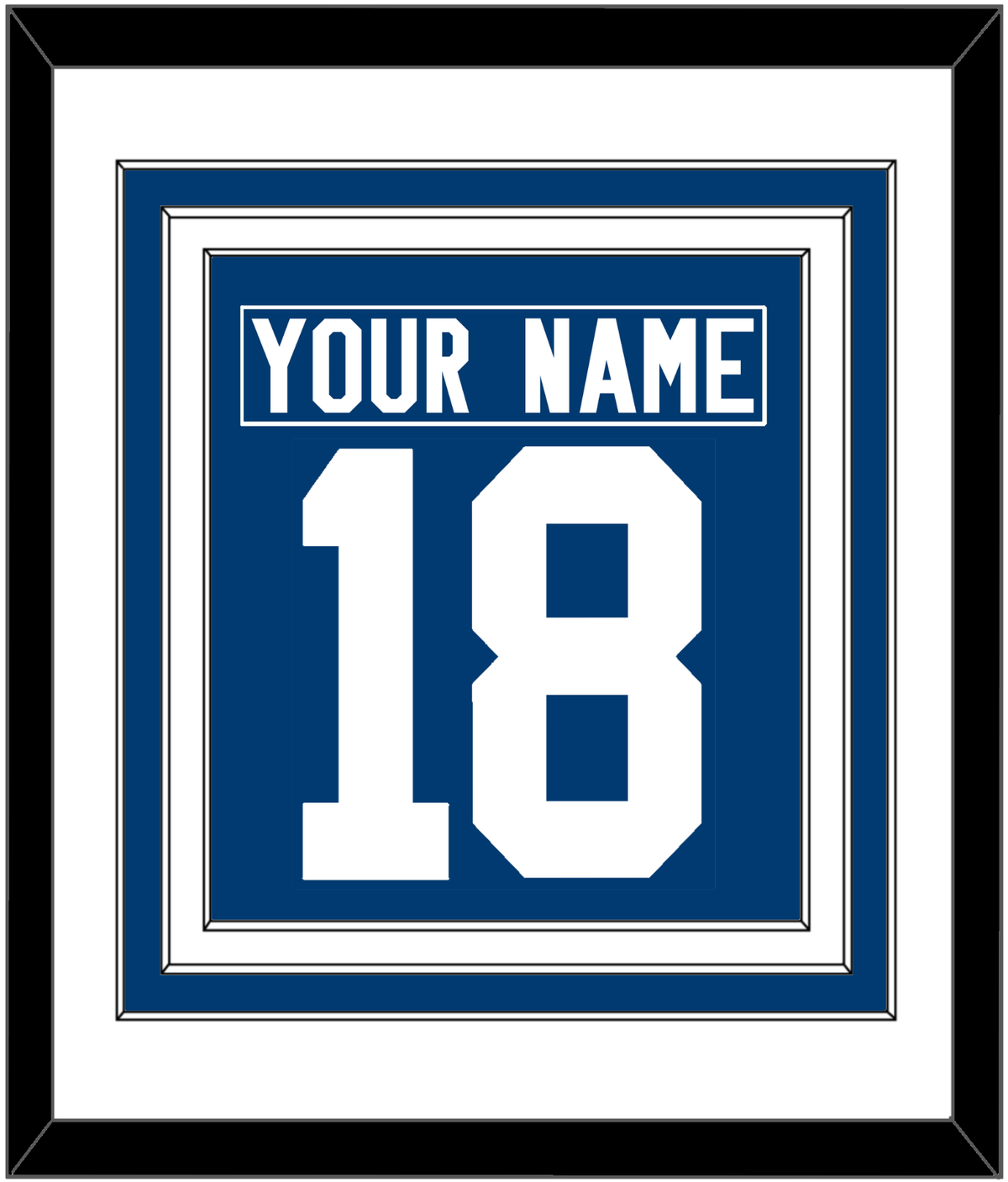 Indianapolis Nameplate & Full-Size Number - Combined